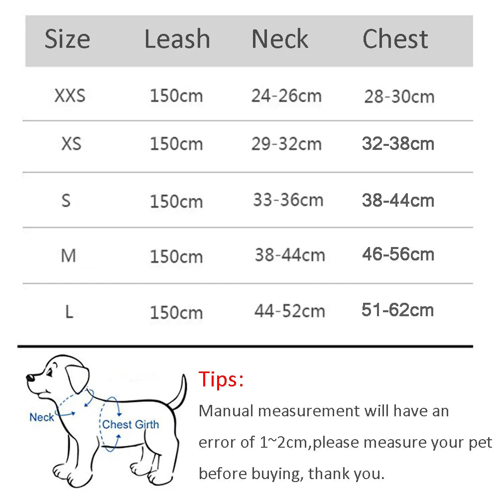 Dog Harness Leash for Small Dogs